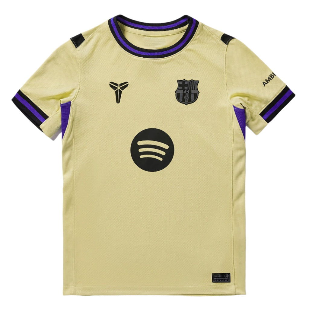Nike Youth FC Barcelona Away Jersey 25/26 (Team Gold/Persian Violet/Black)