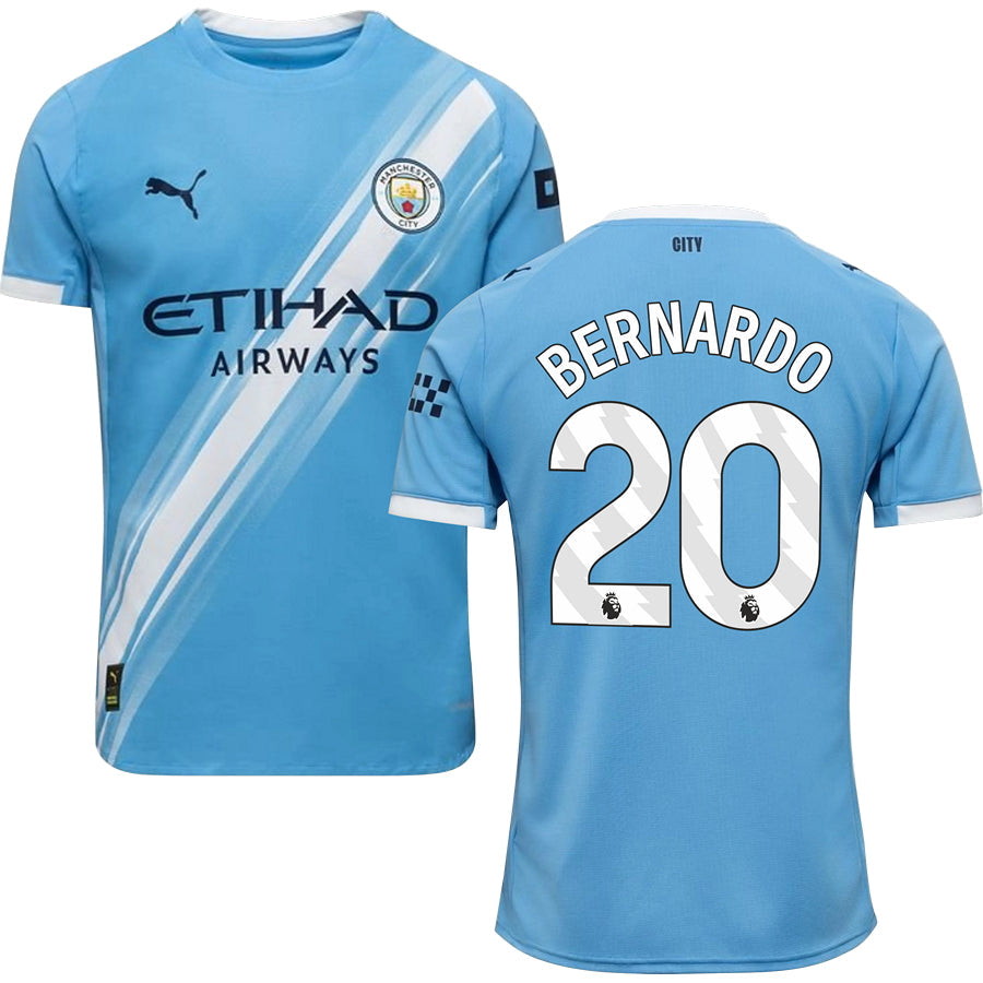 Manchester City Home #20 BERNARDO Jersey 2025/26 Adults