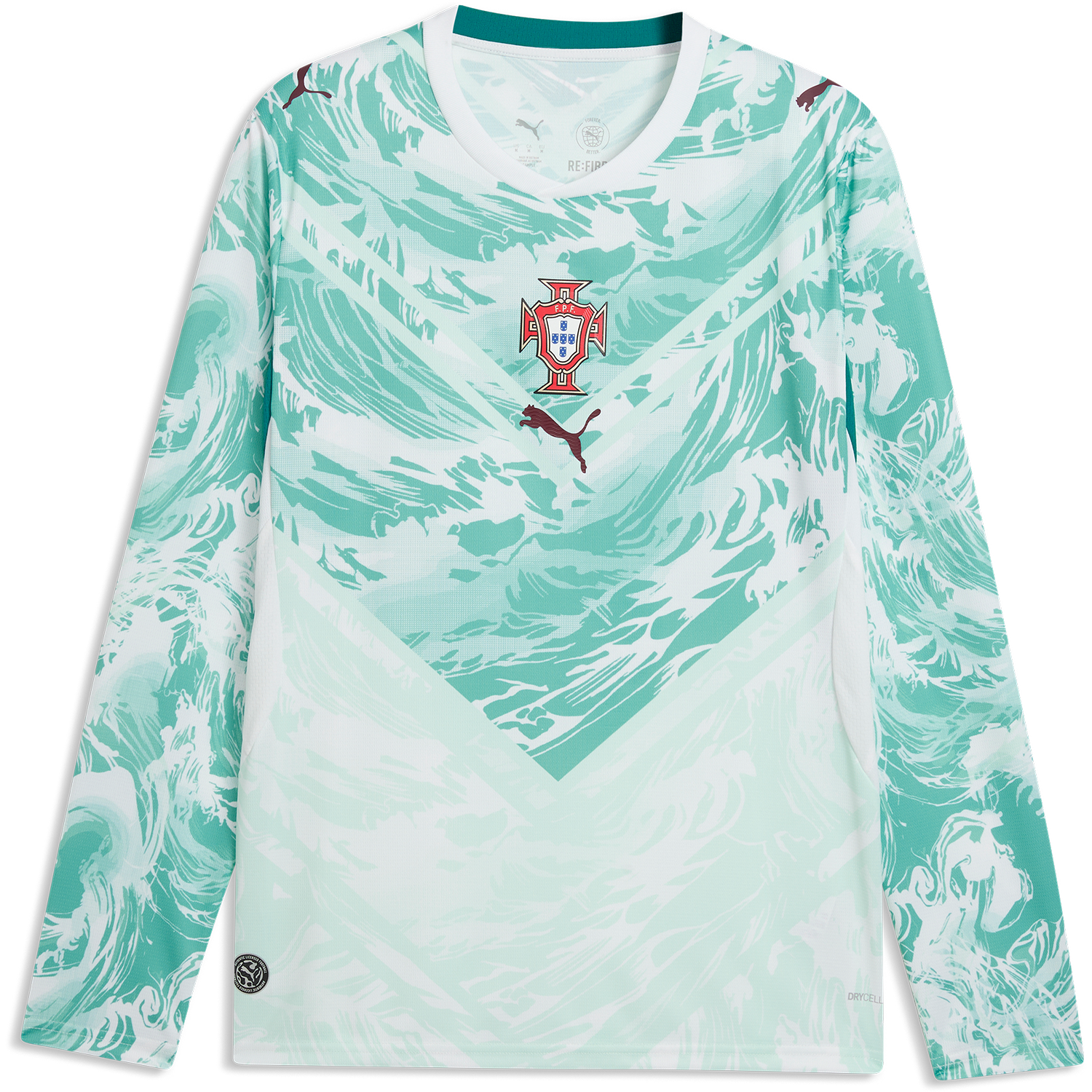 Men's Portugal Away World Cup 2026 Long Sleeve Stadium Jersey