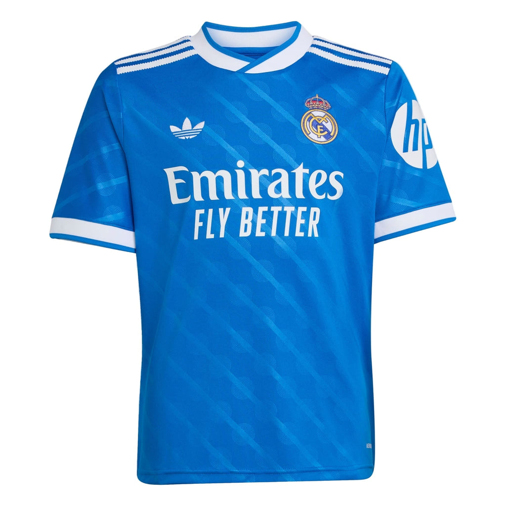 adidas Youth Real Madrid Third Jersey 25/26 (Blue)