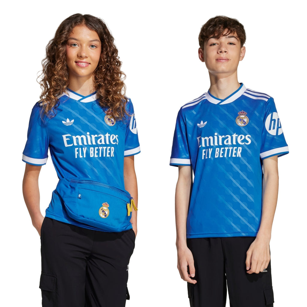 adidas Youth Real Madrid Third Jersey 25/26 (Blue)