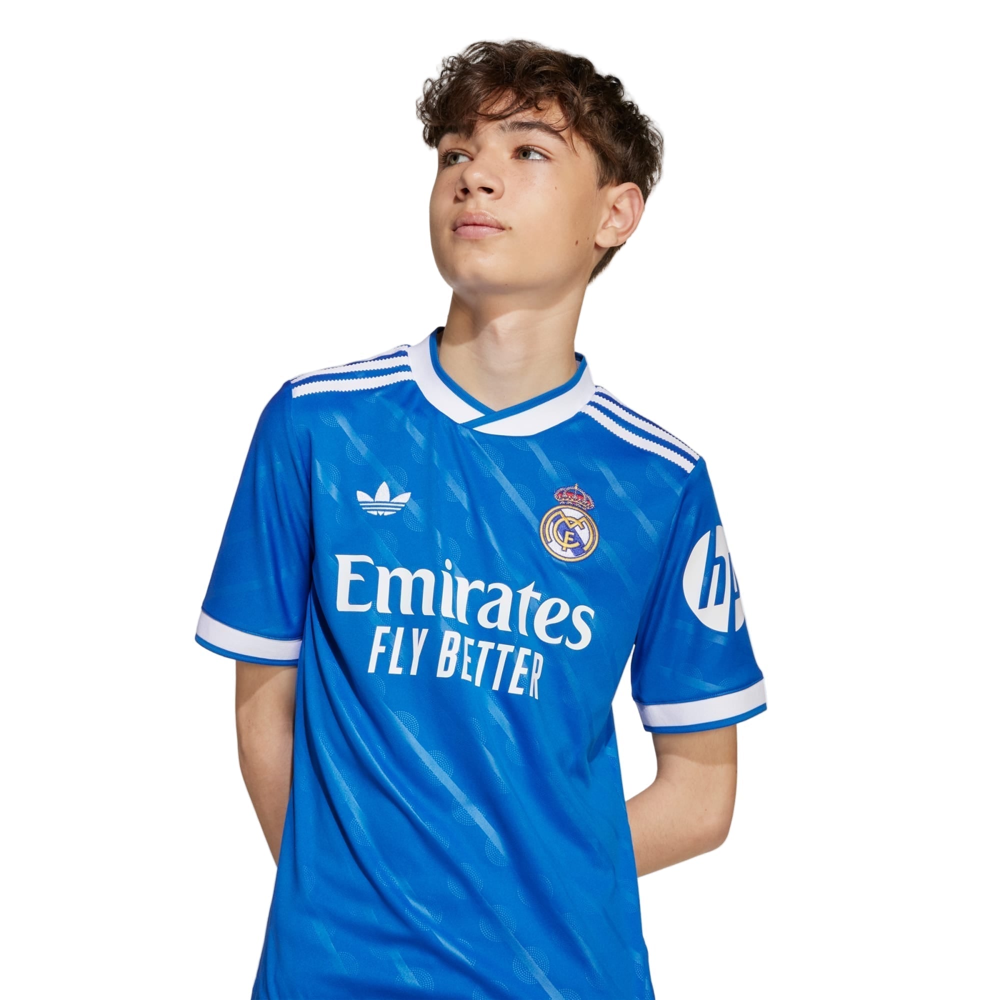 adidas Youth Real Madrid Third Jersey 25/26 (Blue)