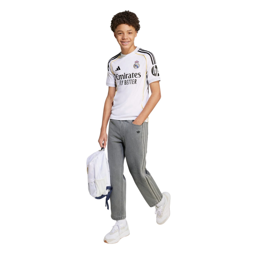 adidas Youth Real Madrid Vini Jr. Home Jersey 25/26 (White)