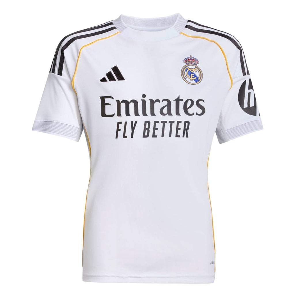 adidas Youth Real Madrid Home Jersey 25/26 (White)