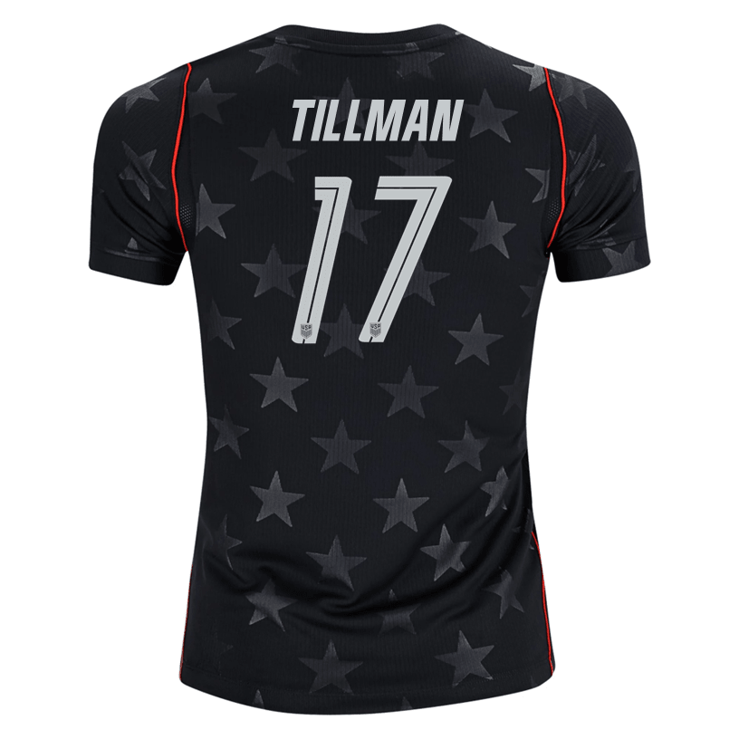 Nike Youth Tillman United States Away Stadium Jersey 2026 (Dark Obsidian/Pure Platinum)